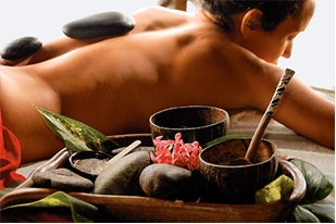 Masáž lávovými kameny – 30 minut masáž
