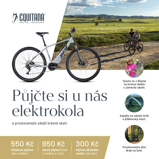 Půjčovna elektrokol - leták